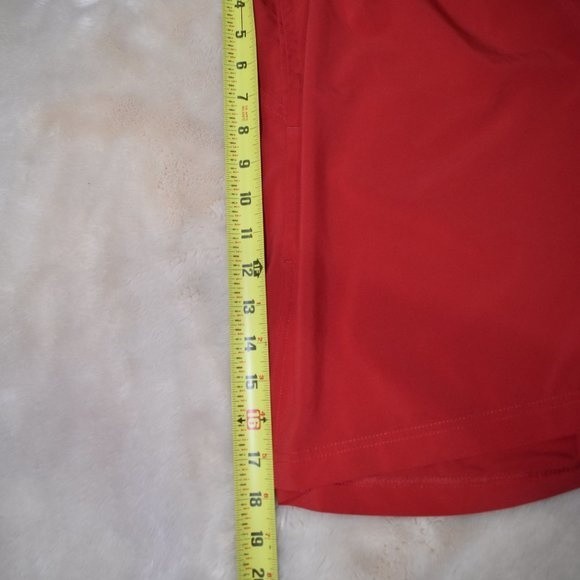 Men's Reebok Cross Fit Training Shorts Small Red Lightweight Athletic Activewear - Picture 3 of 9